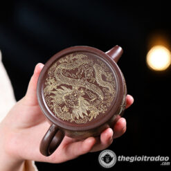 Ấm Tử Sa Đức Chung Quan Hải Tử Nê 220ml 7 am tu sa duc chung quan hai tu ne 220ml--2