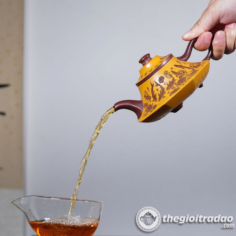 Ấm Tử Sa Ngư Liên Phú Quý Huyết Long Sa 250ml 19 am tu sa ngu lien phu quy long huyet sa 250ml--14