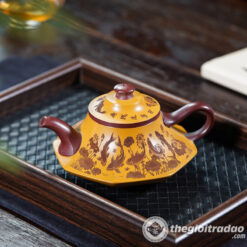 Ấm Tử Sa Ngư Liên Phú Quý Huyết Long Sa 250ml 9 am tu sa ngu lien phu quy long huyet sa 250ml--3