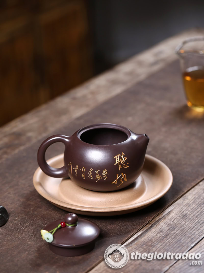 Ấm Tử Sa Tây Thi Kim Trúc Tử Nê 260ml 11 am tu sa tay thi kim truc tu ne 260ml--5