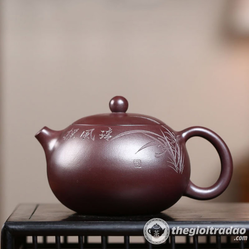 Ấm Tử Sa Nghi Hưng Tây Thi Tử Nê 420ml 10 am tu sa tay thi nguyen khoang tu ne 420ml--4