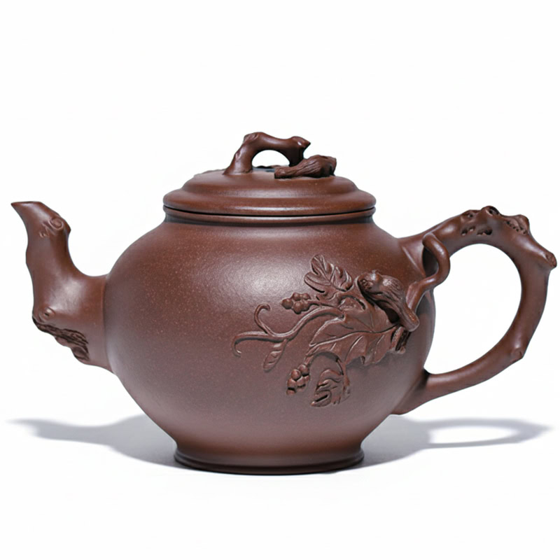 Ấm Tử Sa Nghi Hưng Báo Xuân Tử Nê 980ml 5 Ấm Tử Sa Nghi Hưng Báo Xuân Tử Nê 980ml - Ảnh 5