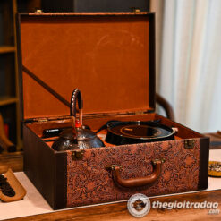 Bộ Bếp Điện Ấm Đồng Chạm Búa Thủ Công Cao Cấp 1500ml 9 bo bep dien am dong cham bua thu cong cao cap 1500ml--3