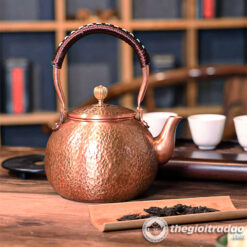 Bộ Bếp Điện Ấm Đồng Chạm Búa Thủ Công Cao Cấp 1500ml 6 bo bep dien am dong cham bua thu cong cao cap 1500ml--4