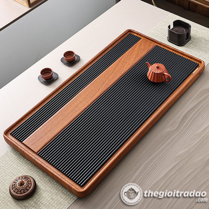 Khay Trà Đạo Gỗ Tự Nhiên Nguyên Tấm Bền Đẹp 16 khay tra dao go tu nhien nguyen tam cao cap-