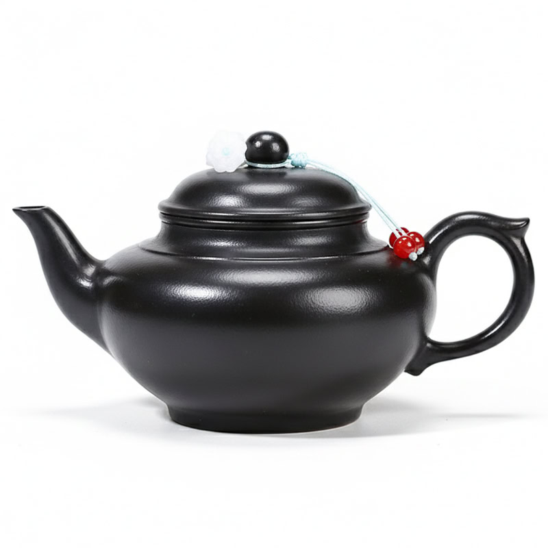 Ấm Tử Sa Tiếu Anh Hắc Chu Nê 180ml 6 Ấm Tử Sa Tiếu Anh Hắc Chu Nê 180ml - Ảnh 6