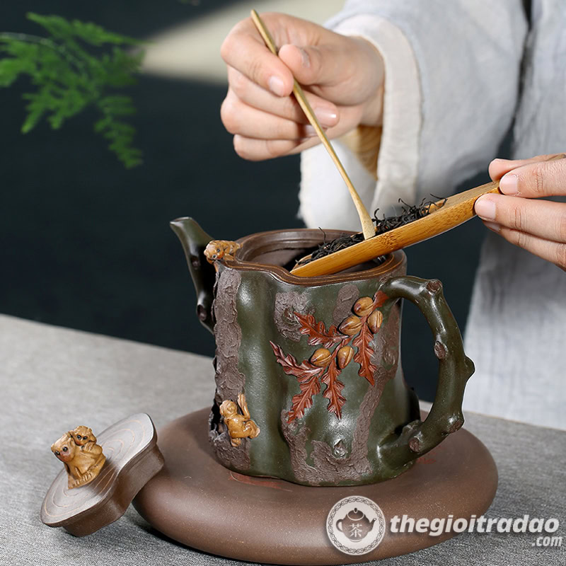 Ấm Tử Sa Cổ Thụ Trang Nguyên Khoáng Tử Nê 590ml 15 am tu sa co thu trang nguyen khoang tu ne 590ml--8