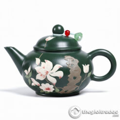 Ấm Tử Sa Thủy Bình Hoa Ngọc Lan Lục Nê 140ml 9 am tu sa thuy binh hoa moc lan luc ne 140ml-2