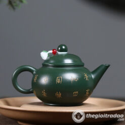 Ấm Tử Sa Thủy Bình Hoa Ngọc Lan Lục Nê 140ml 6 am tu sa thuy binh hoa moc lan luc ne 140ml--8