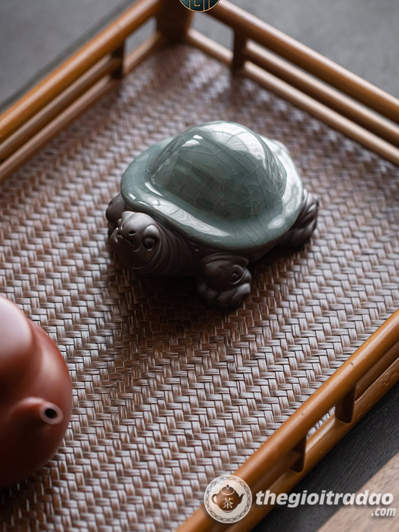 Bộ Lọc Trà Gốm Hình Con Rùa, Dụng Cụ Lọc Trà Độc Đáo 26 bo loc tra gom hinh con rua, dung cu loc tra thu cong doc dao--22