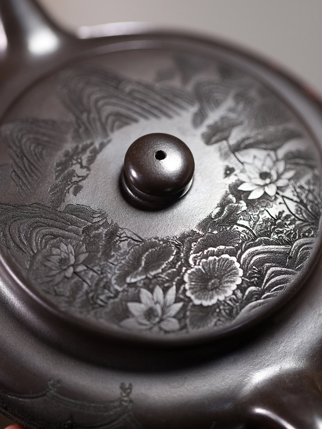 Ấm Tử Sa Biển Thần Nguyên Khoáng Thạch Hoàng 350ml--12