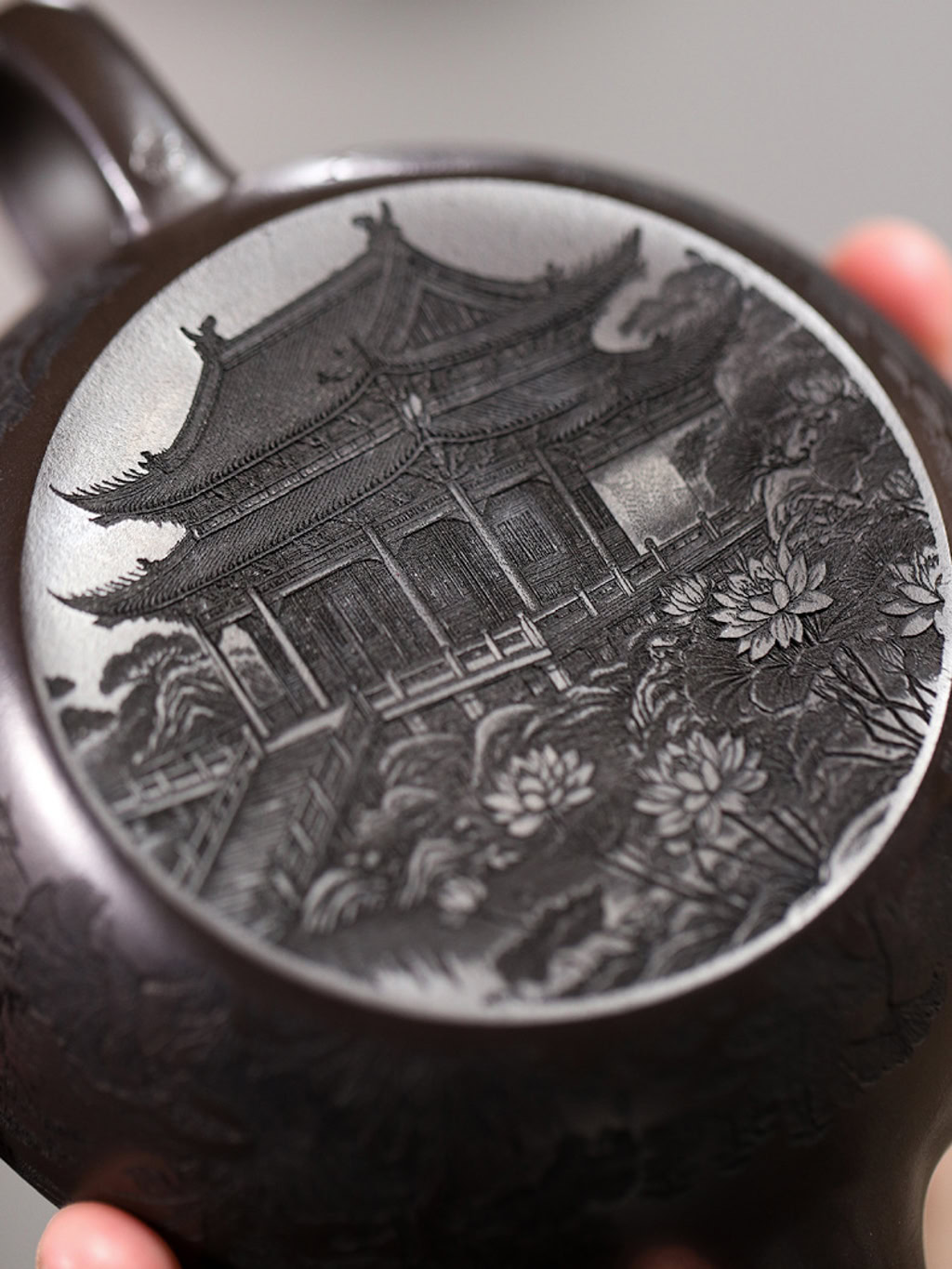 Ấm Tử Sa Biển Thần Nguyên Khoáng Thạch Hoàng 350ml--14