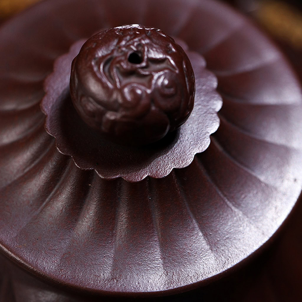 Ấm Tử Sa Vân Lư Thiết Huyết Hồng Sa 300ml 25 Ấm Tử Sa Vân Lư Thiết Huyết Hồng Sa 300ml--10