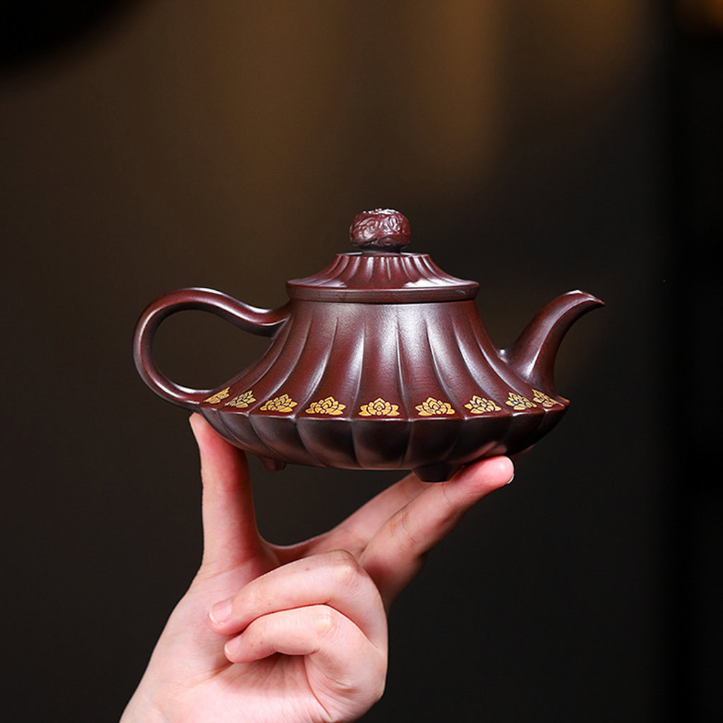 Ấm Tử Sa Vân Lư Thiết Huyết Hồng Sa 300ml 22 Ấm Tử Sa Vân Lư Thiết Huyết Hồng Sa 300ml--13