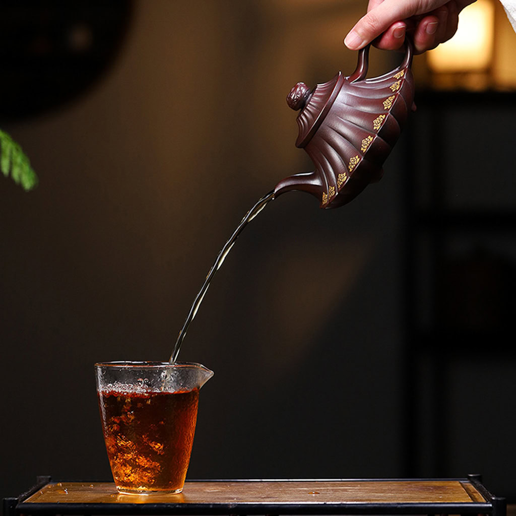 Ấm Tử Sa Vân Lư Thiết Huyết Hồng Sa 300ml 23 Ấm Tử Sa Vân Lư Thiết Huyết Hồng Sa 300ml--14