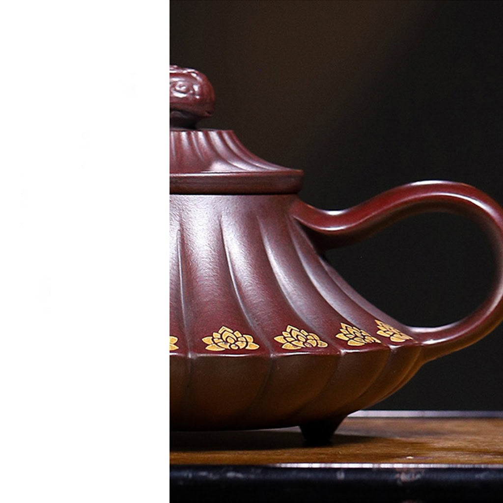 Ấm Tử Sa Vân Lư Thiết Huyết Hồng Sa 300ml 19 Ấm Tử Sa Vân Lư Thiết Huyết Hồng Sa 300ml--2