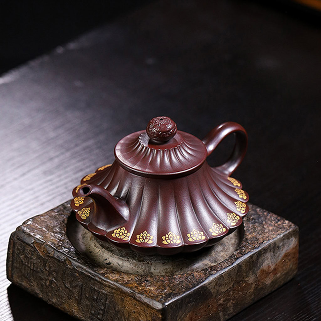 Ấm Tử Sa Vân Lư Thiết Huyết Hồng Sa 300ml 14 Ấm Tử Sa Vân Lư Thiết Huyết Hồng Sa 300ml--5