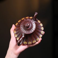 Ấm Tử Sa Vân Lư Thiết Huyết Hồng Sa 300ml 8 Ấm Tử Sa Vân Lư Thiết Huyết Hồng Sa 300ml--6