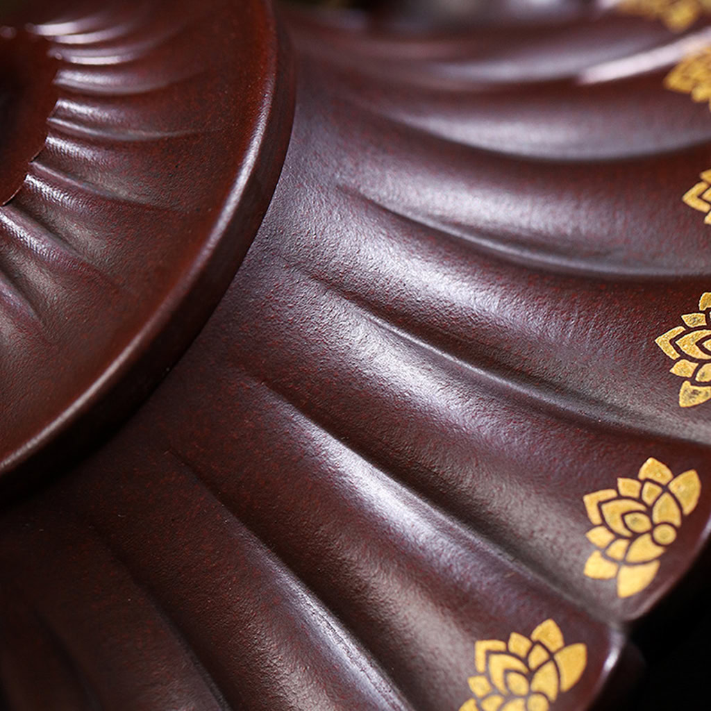 Ấm Tử Sa Vân Lư Thiết Huyết Hồng Sa 300ml--9