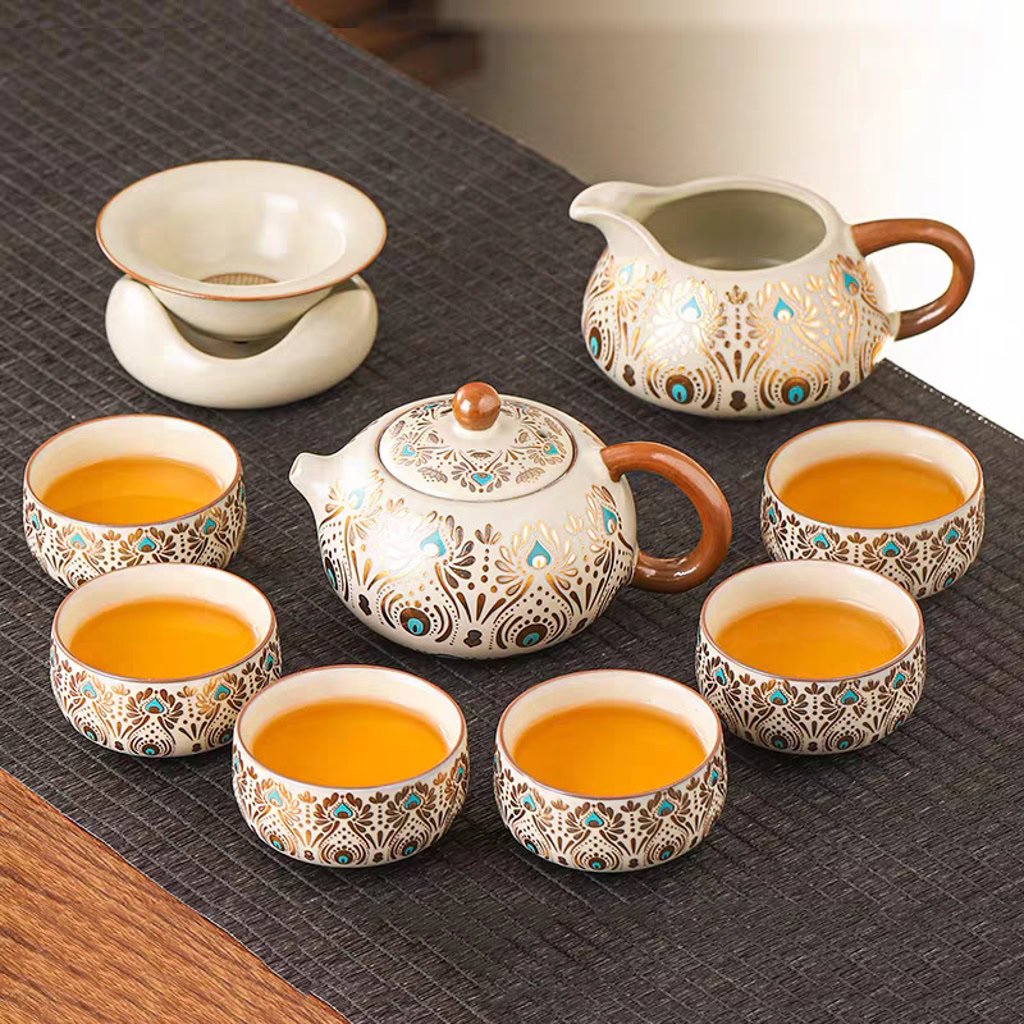 Bộ Ấm Chén Sứ Họa Tiết Hoàng Gia – Set 9 Món Sang Trọng Làm Quà Tặng 14 Bộ Ấm Chén Sứ Họa Tiết Hoàng Gia – Set 9 Món Sang Trọng Làm Quà Tặng--16