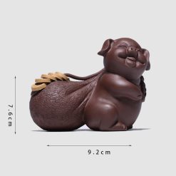 Tượng Chú Heo Tài Lộc Vác Bao Tiền Gốm Tử Sa-1993664958-10