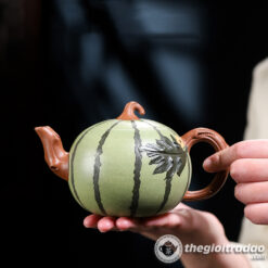 Ấm Tử Sa Quả Dưa Hấu Lục Nê 380ml 9 am tu sa qua dua hau luc ne 380ml--27