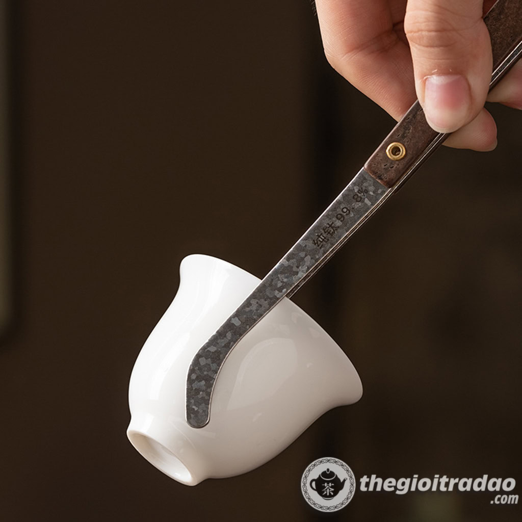 Bộ Kẹp Trà Và Xúc Trà Titan Nguyên Chất, Dụng Cụ Pha Trà Đạo Cao Cấp 20 bo kep tra va xuc tra titan nguyen chat, dung cu pha tra dao cao cap--14