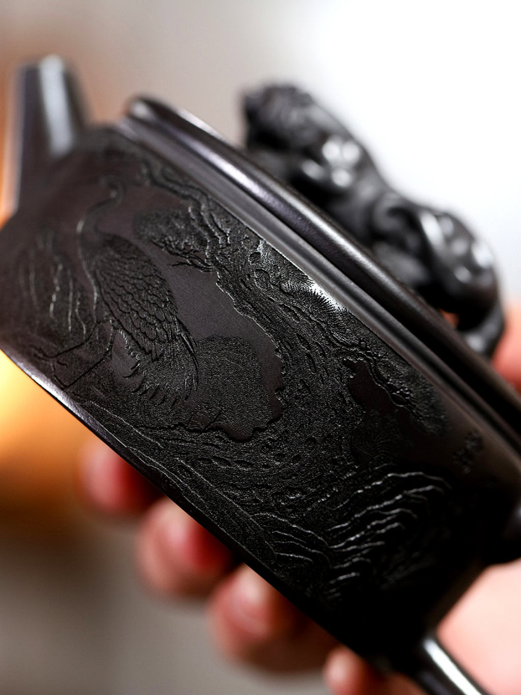 Ấm Tử Sa Nghi Hưng Ngọa Hổ Tàng Long 250ml--16