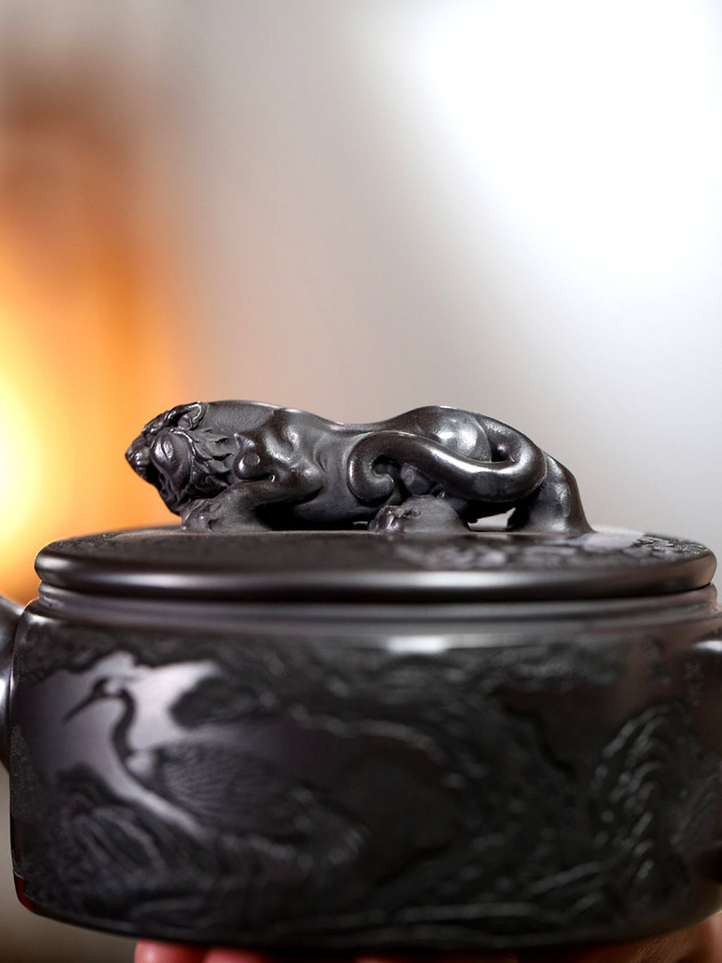 Ấm Tử Sa Nghi Hưng Ngọa Hổ Tàng Long 250ml--17