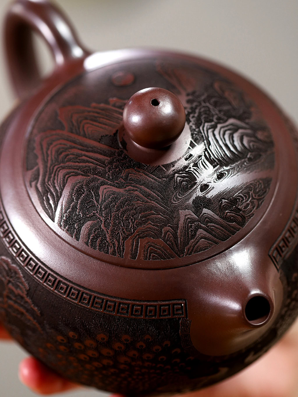 Ấm Tử Sa Tây Thi Cổ Vận Nguyên Khoáng Tử Nê 680ml--19