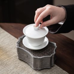 Chén Khải Sứ Trắng Bạch Ngọc 110ml – Hộp Quà Sang Trọng - Ảnh 3