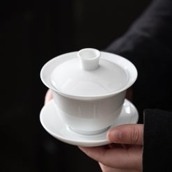 Chén Khải Sứ Trắng Bạch Ngọc 110ml – Hộp Quà Sang Trọng - Ảnh 2