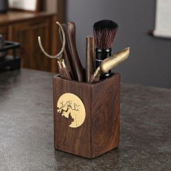 Bộ Dụng Cụ Trà Đạo Khảm Đồng Họa Tiết Ngư Ông – 6 Món - Ảnh 2